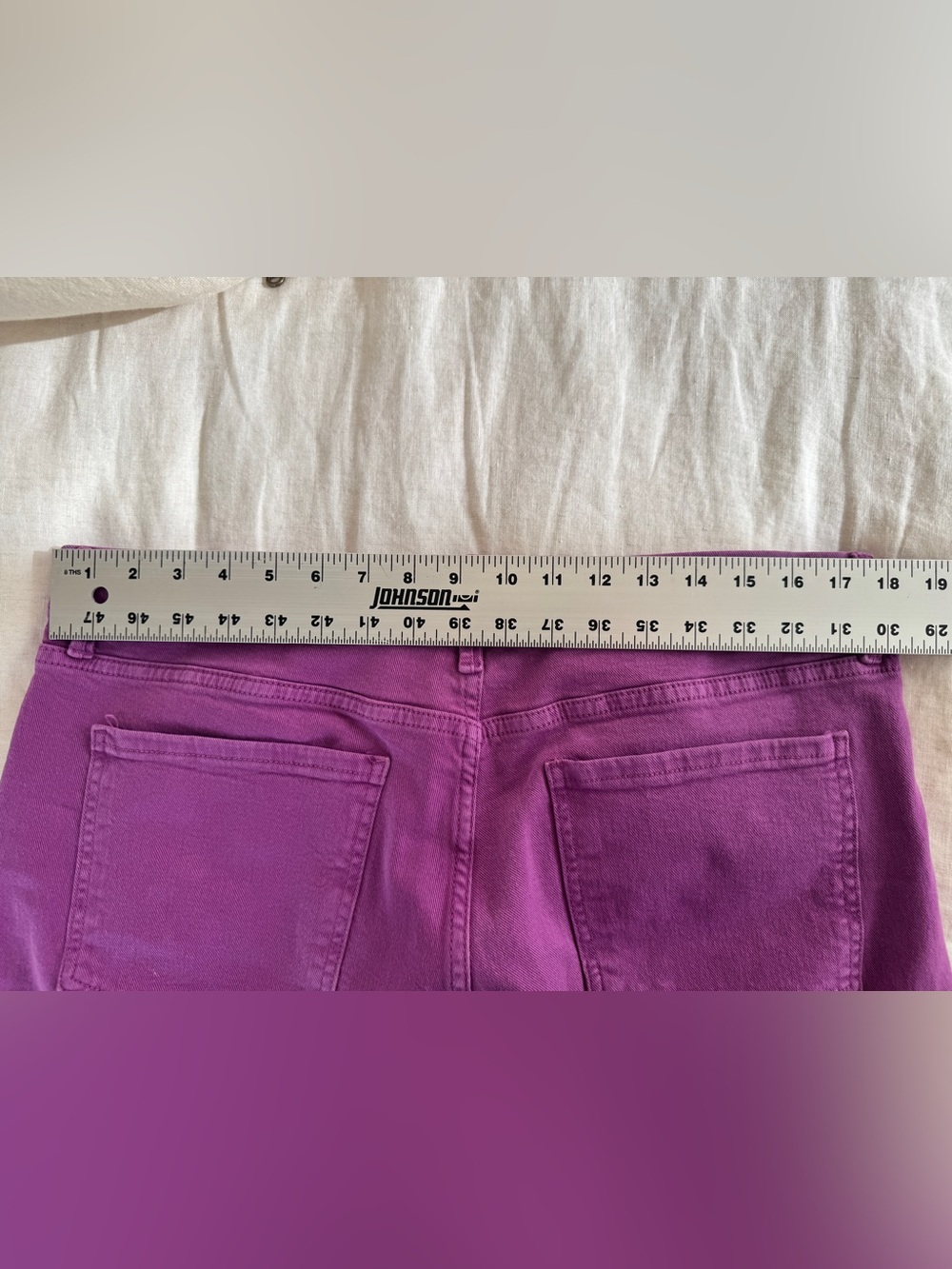 KUT from the Kloth Meg High Rise Wide Leg Jeans Purple Magenta - Picture 12 of 12